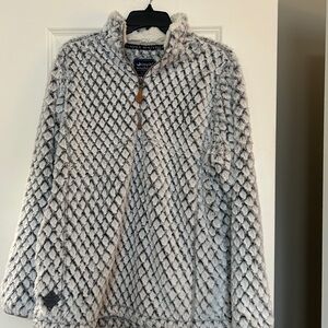 Simply Southern Fuzzy Gray Pullover